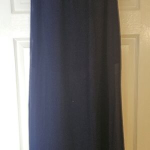 Mossimo Navy Maxi Sheer Skirt
